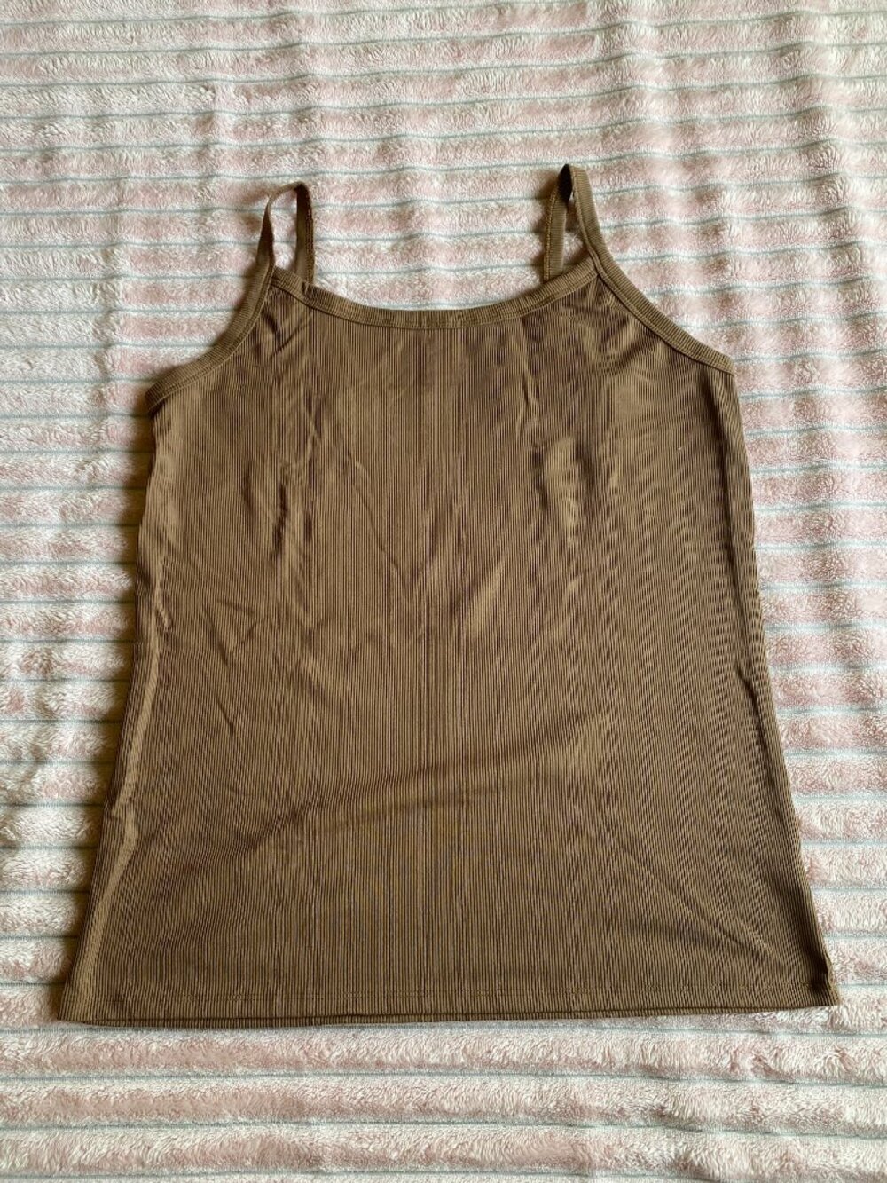 Chocolate Ribbed Cami - Picture 2 of 4